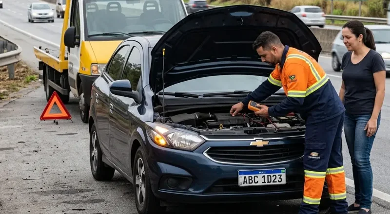 Auto socorro 24h em Belo Horizonte – pane elétrica, mecânica e bateria fraca
