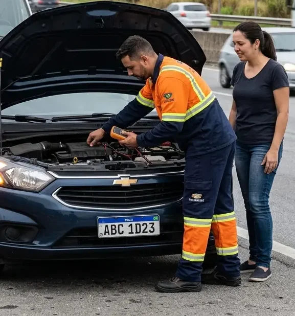 Socorro veicular em Belo Horizonte — atendimento profissional no local